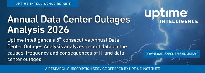 Annual Data Center Outages Analysis 2026
